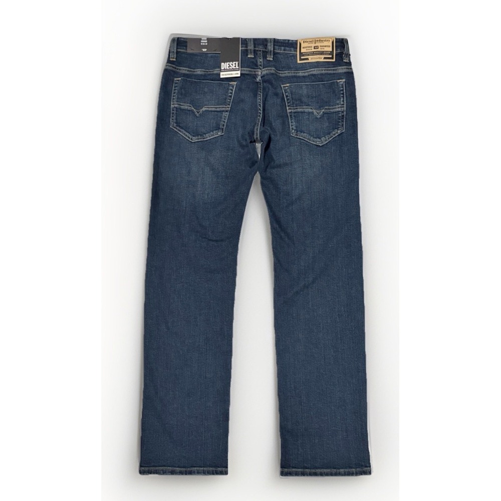 Diesel Mens Safado-X Straight Fit Blue Denim Jeans 33x32 Button Fly NWT
